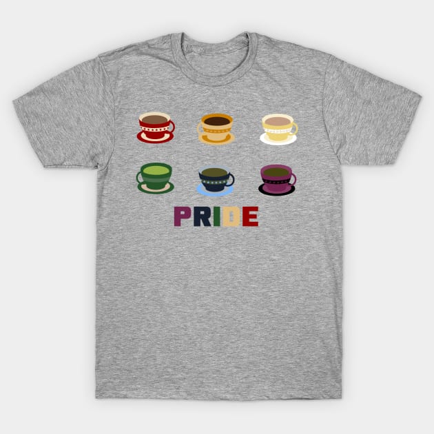 Teacup Pride T-Shirt by LochNestFarm